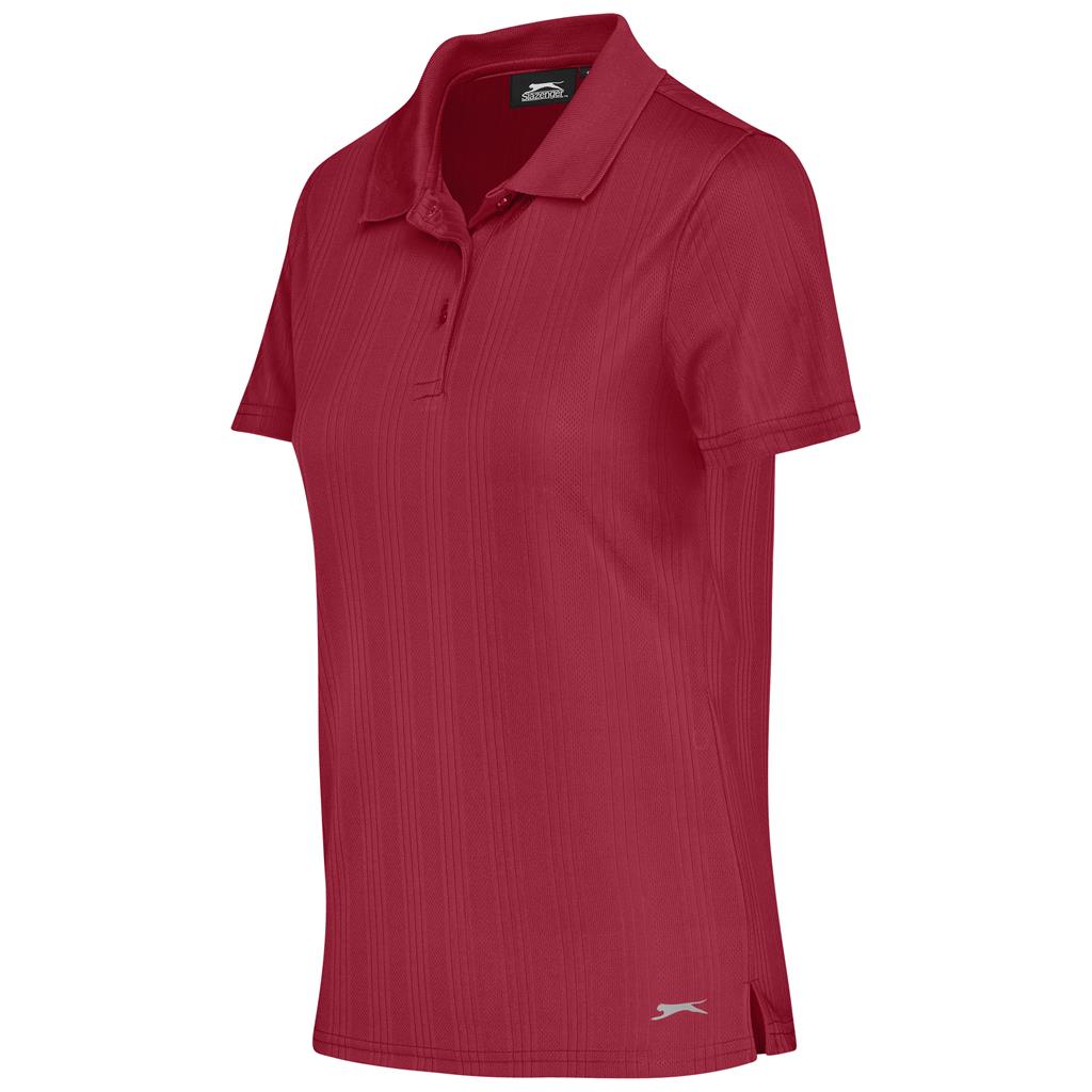 Ladies Florida Golf Shirt - Red - Image 3