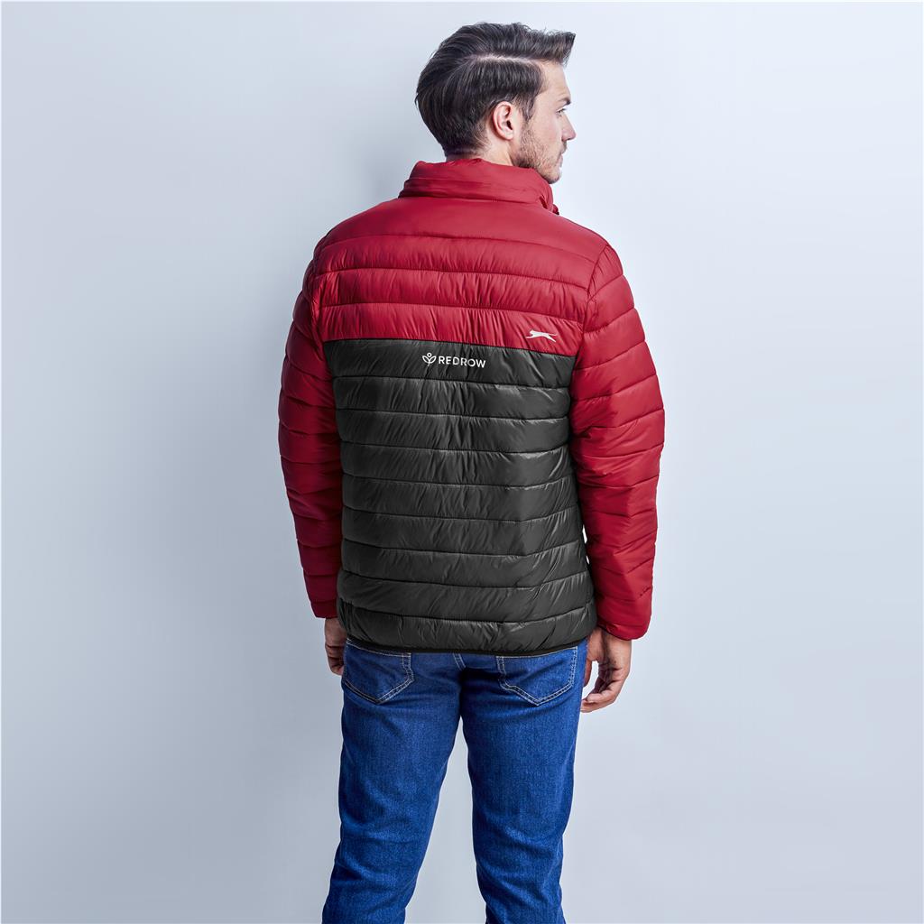 Mens Kyoto Two-Tone Jacket - Black Red - Image 2