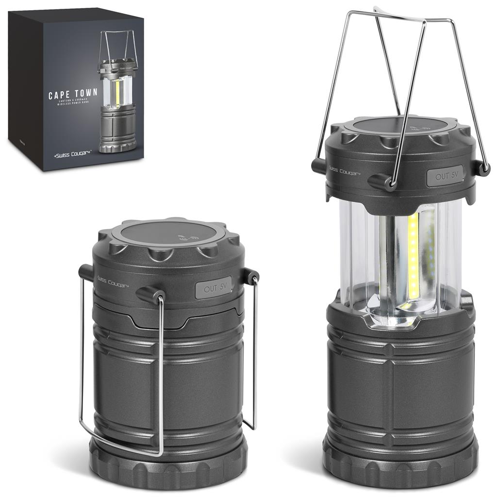 Swiss Cougar Cape Town Lantern & Wireless Charging Power Bank - 4 000mAh - Image 5