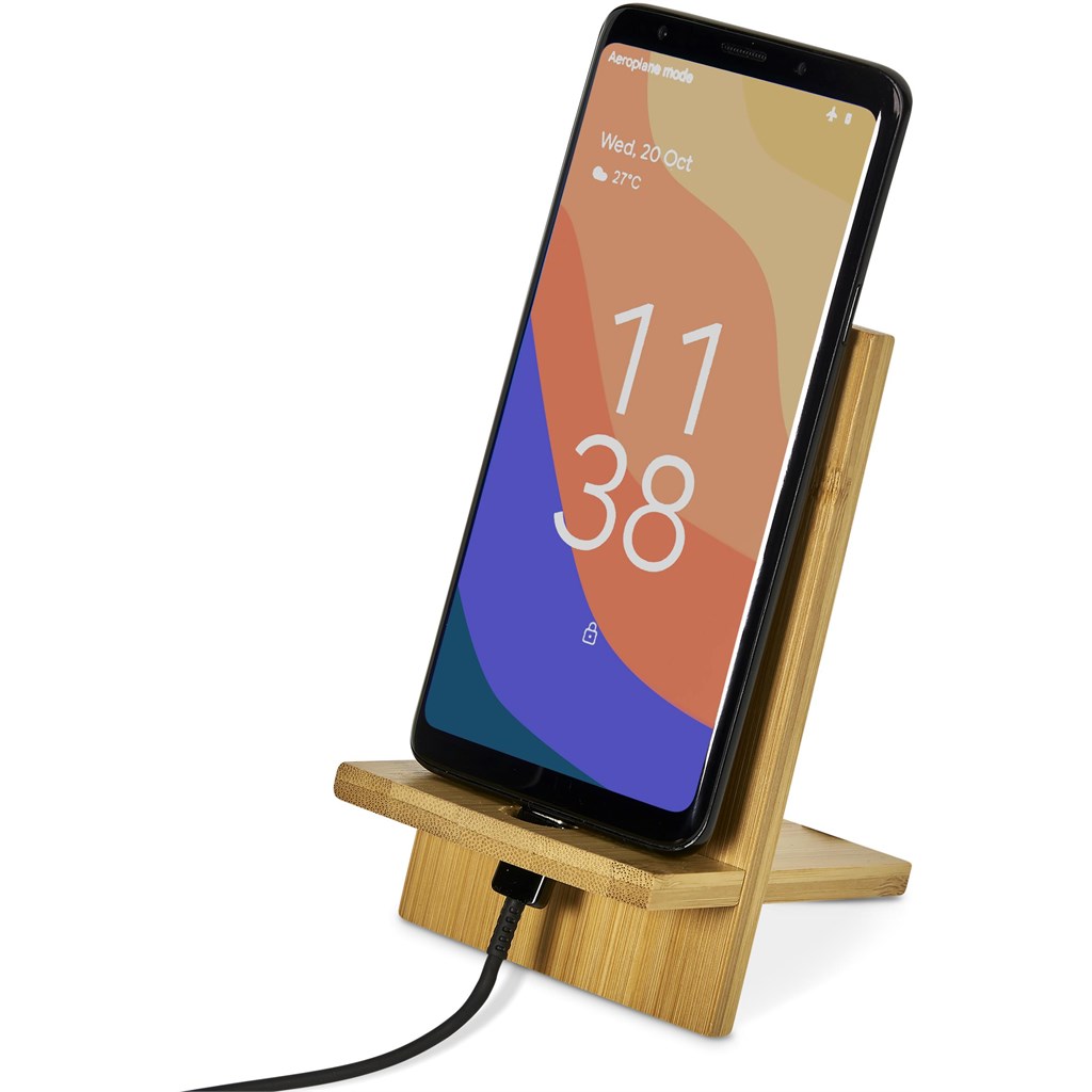 Okiyo Ekslens Bamboo Phone Stand - Image 7