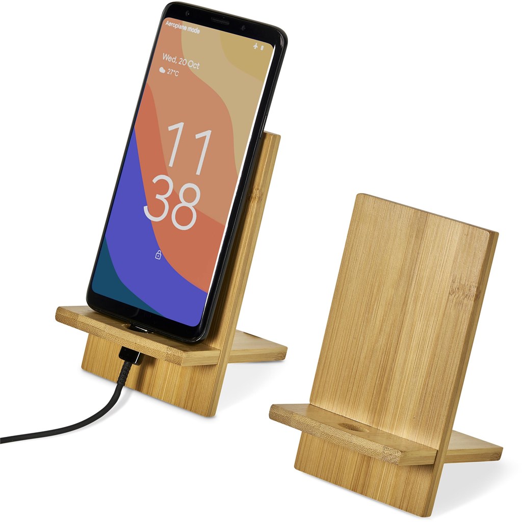 Okiyo Ekslens Bamboo Phone Stand - Image 10