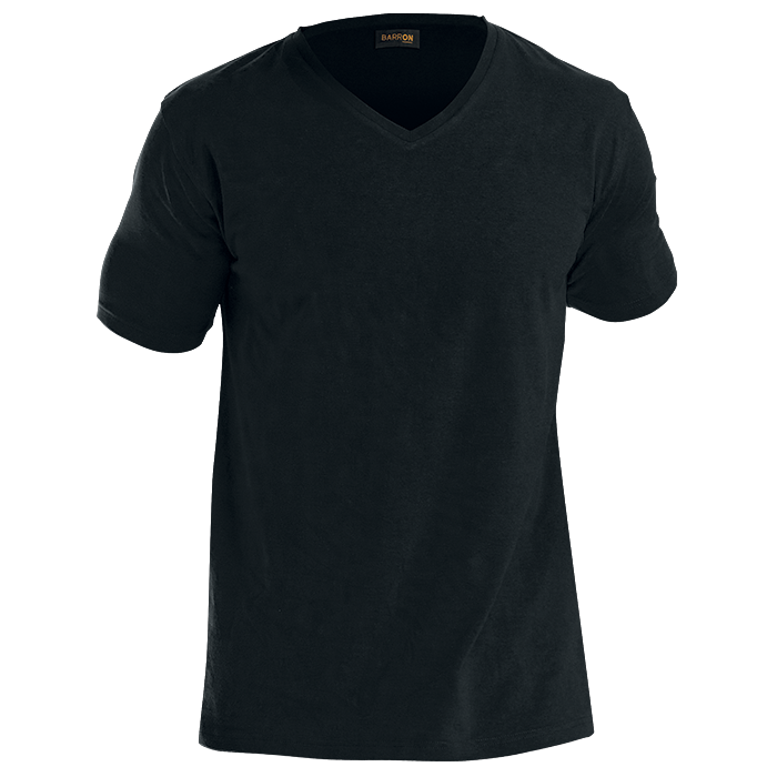 170g Slim Fit V-Neck T-Shirt Mens - Image 4