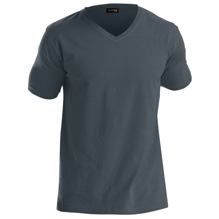 170g Slim Fit V-Neck T-Shirt Mens - Image 2