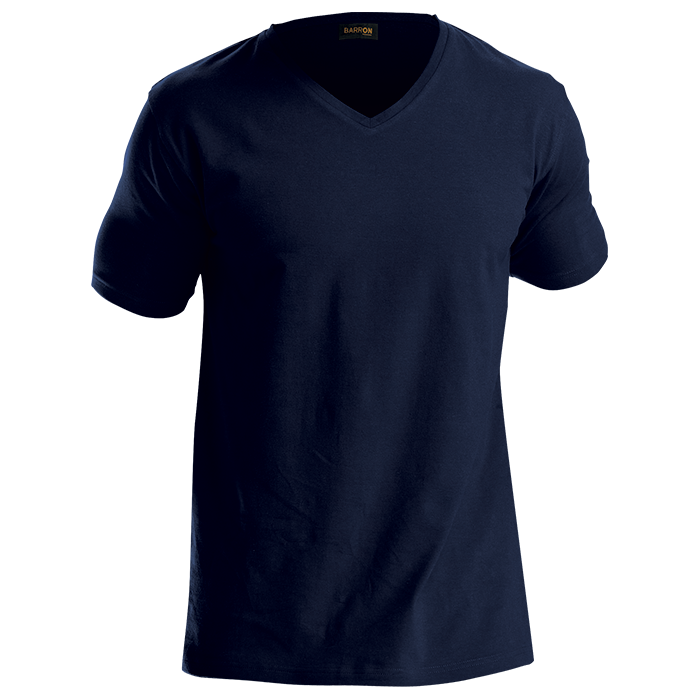 170g Slim Fit V-Neck T-Shirt Mens - Image 3