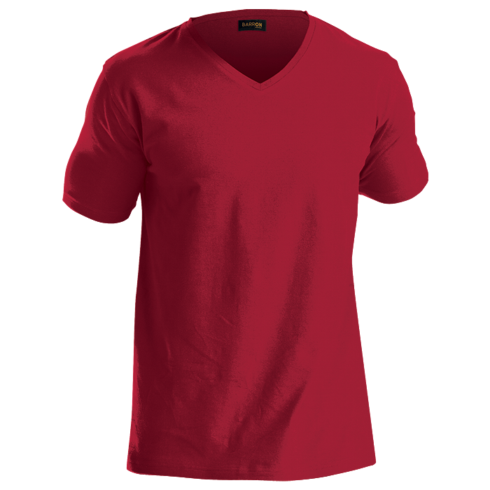170g Slim Fit V-Neck T-Shirt Mens - Image 5