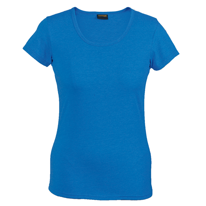 Melange Crew Neck T-Shirt Ladies - Image 2