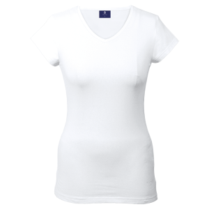 170g Essential V-Neck Slim Fit Ladies