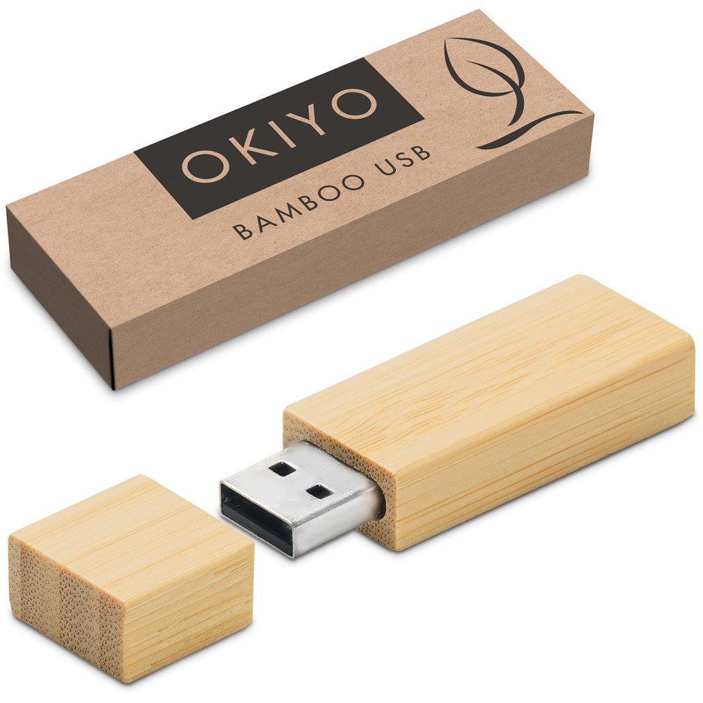Okiyo Komorebi Bamboo Flash Drive - 16GB - Image 2