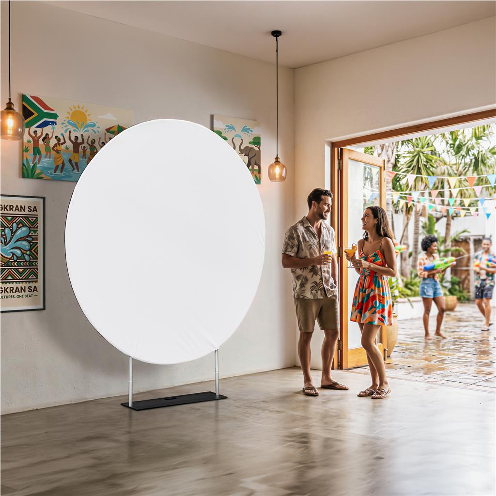 Round Back Drop Stand 2.31m - Image 6