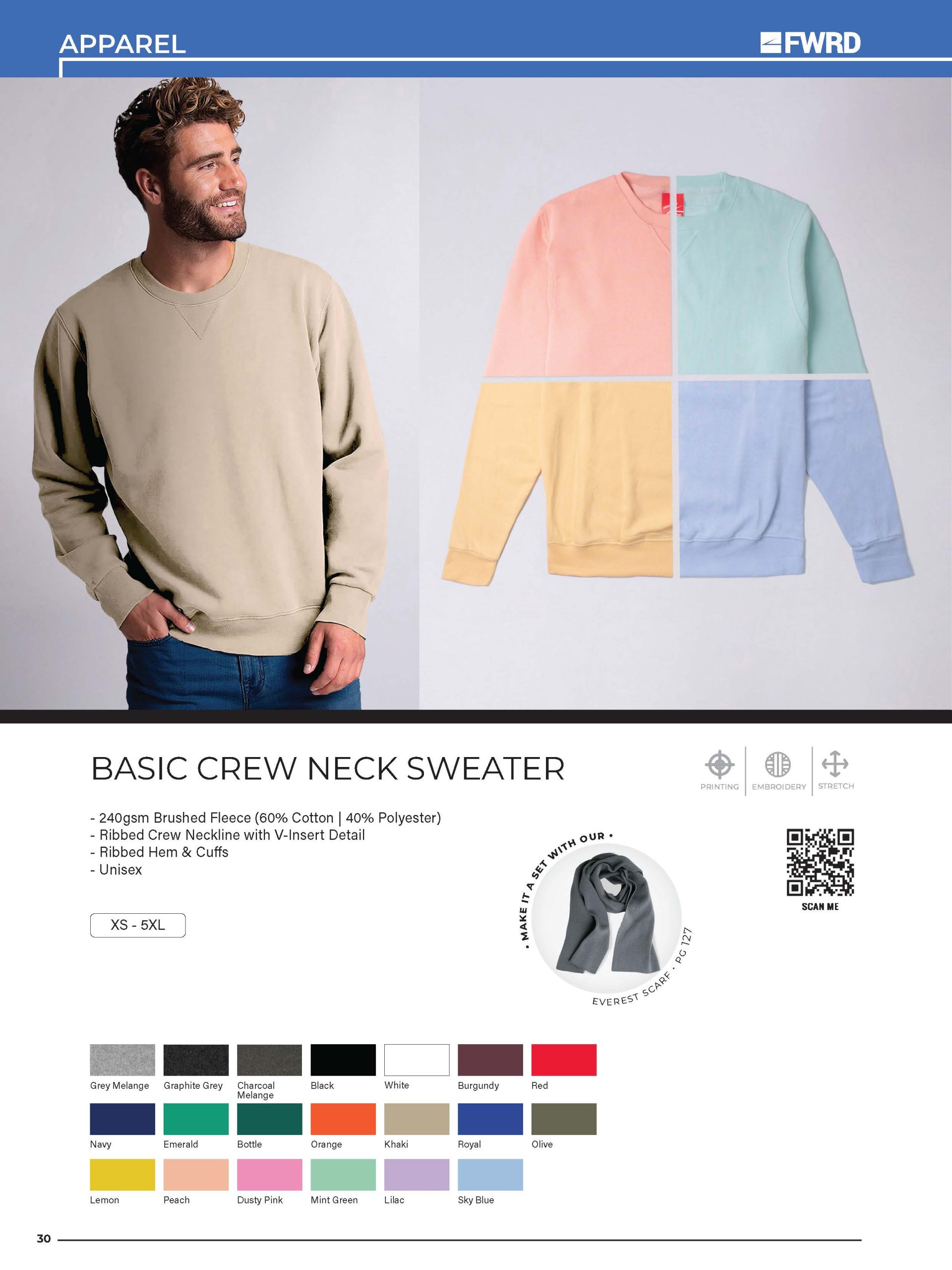 Basic Crew Neck Sweater - Image 2