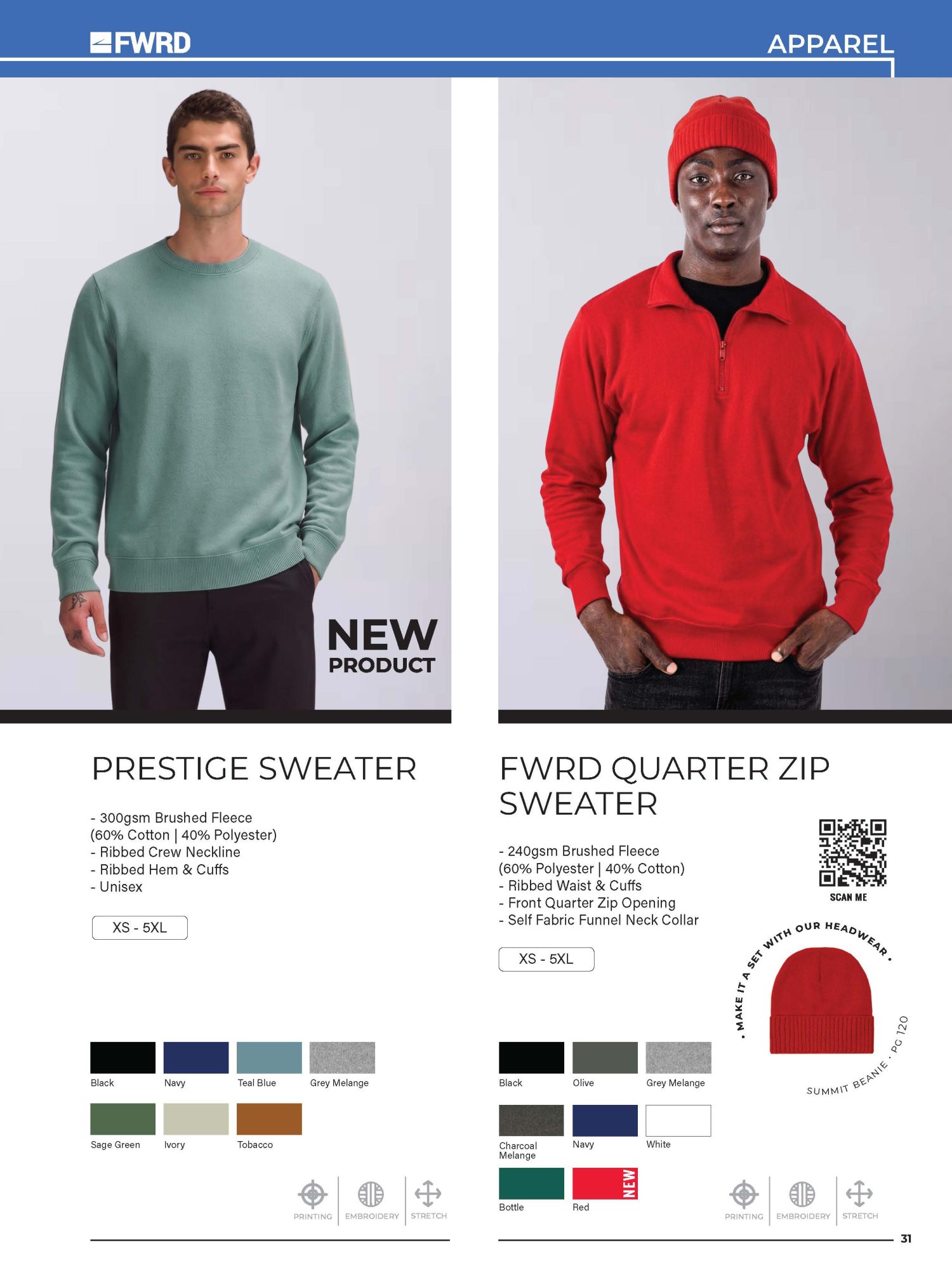 FWRD Quarter Zip Sweater - Image 2