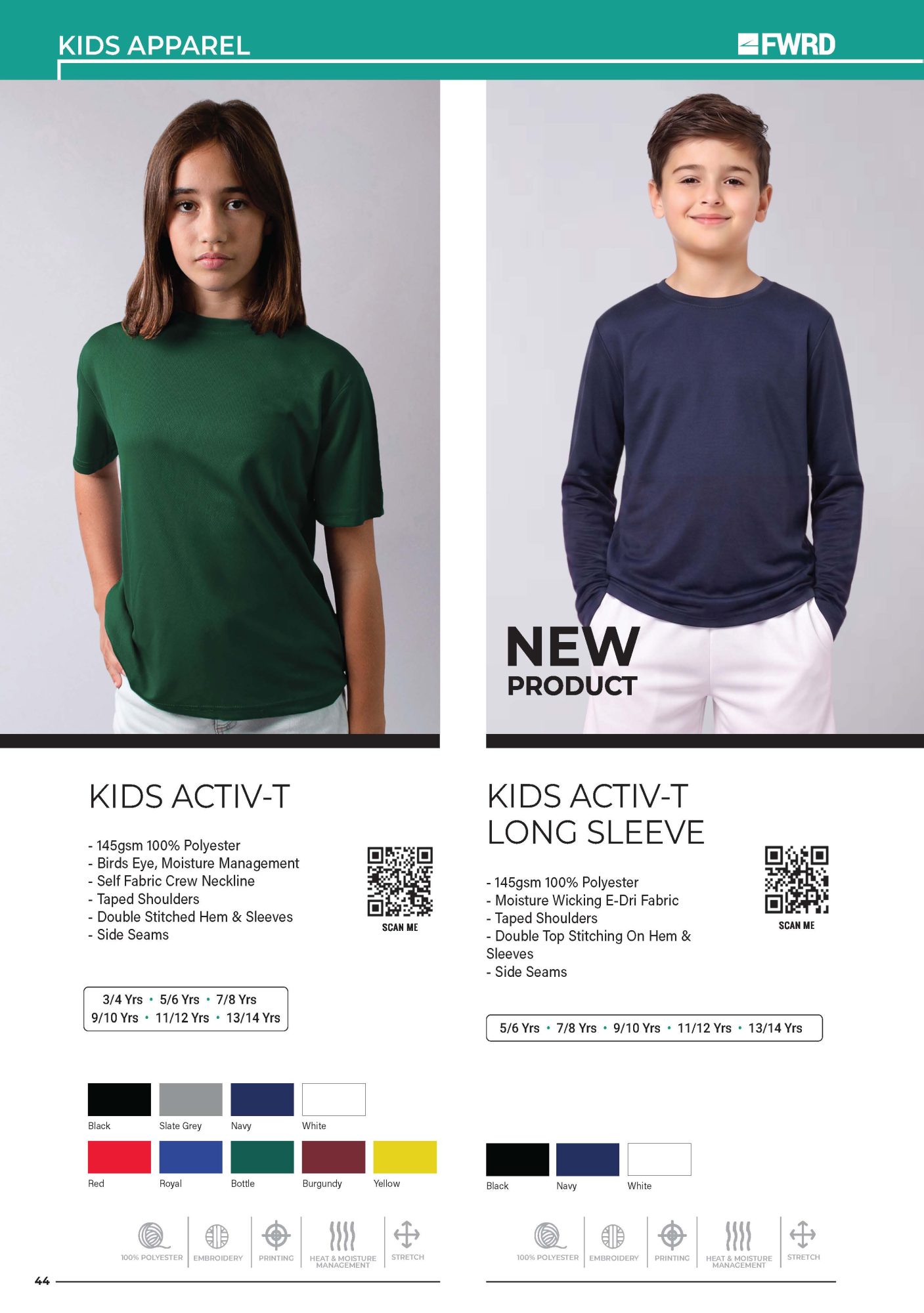 Kids Activ T Long Sleeve - Image 2