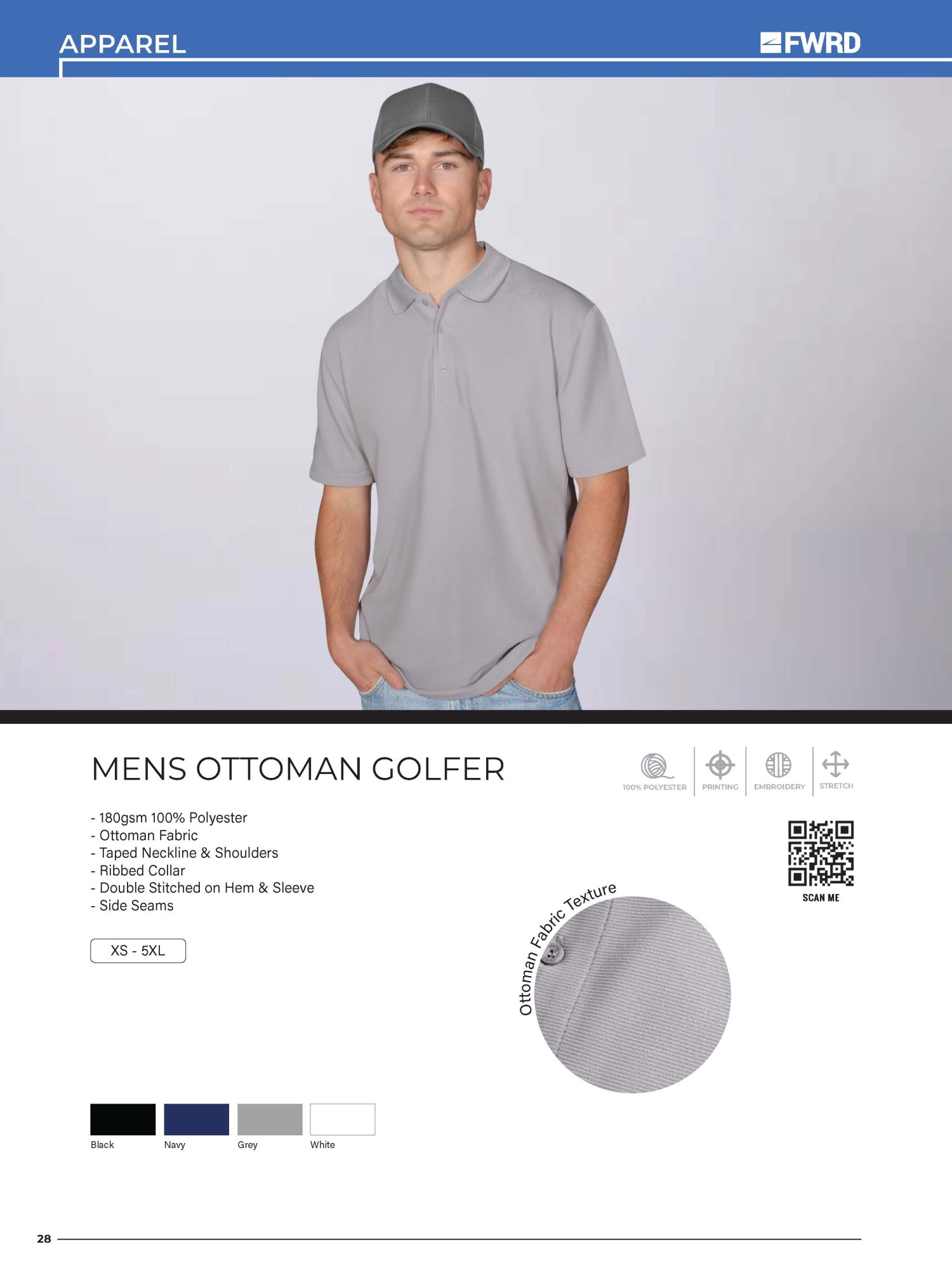 Mens Ottoman Golfer - Image 2
