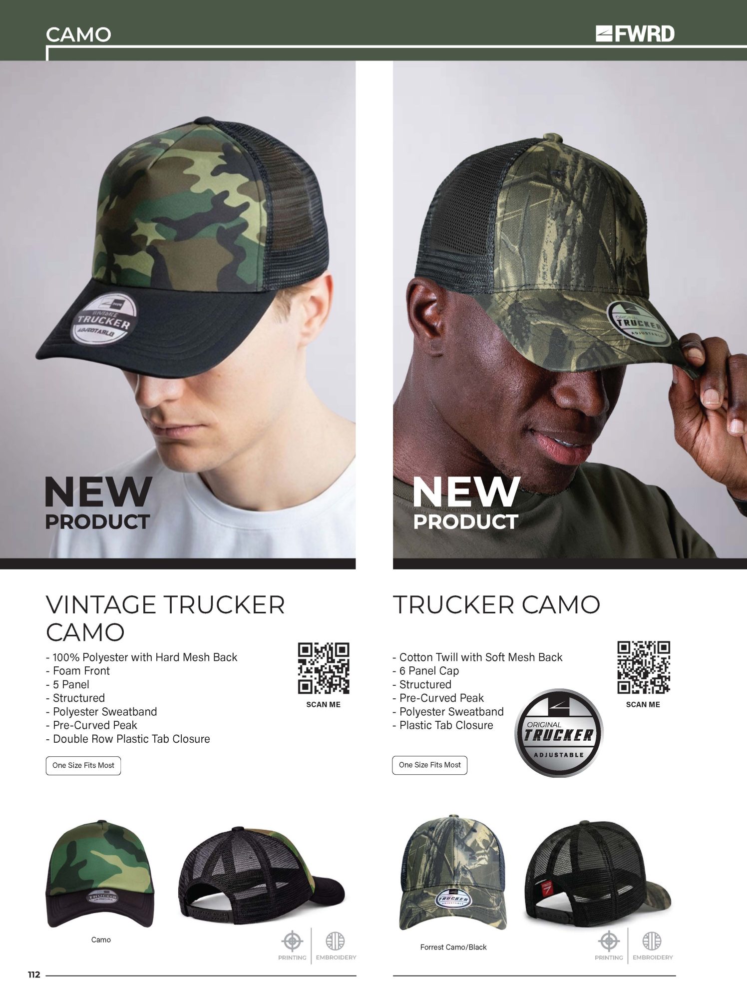 Vintage Trucker Camo Cap - Image 2
