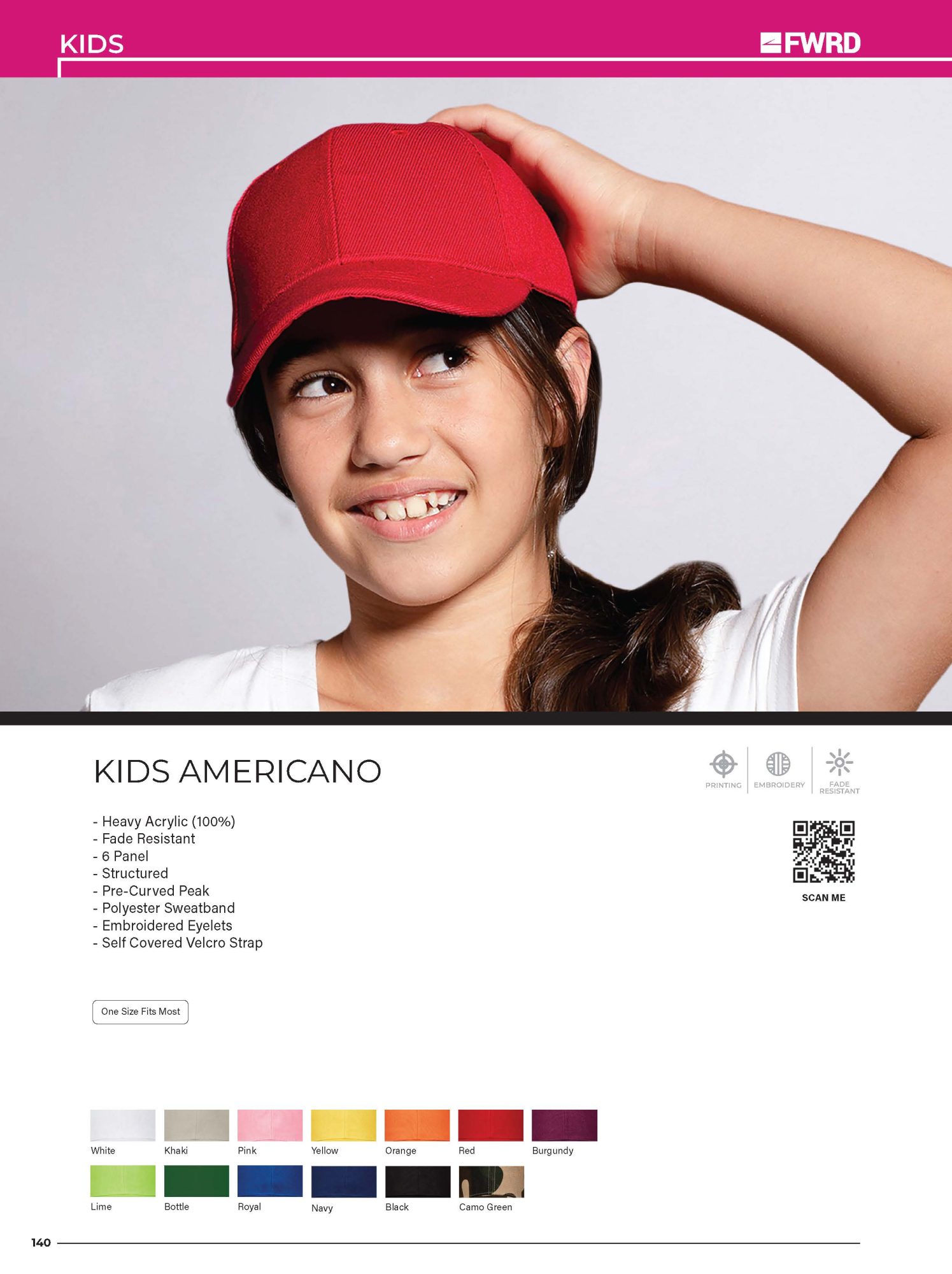Kids Americano Cap - Image 2