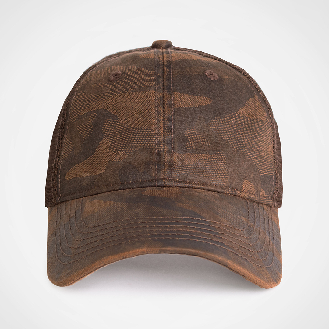 Oilskin Camo Trucker Cap - Image 4