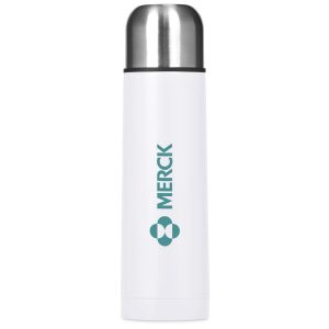 Altitude Alpaca Stainless Steel Vacuum Flask – 500ml- Solid White