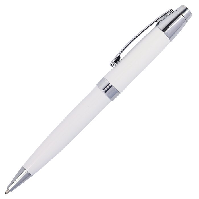 Metal Ballpoint Pen in Matching Tube - Image 3