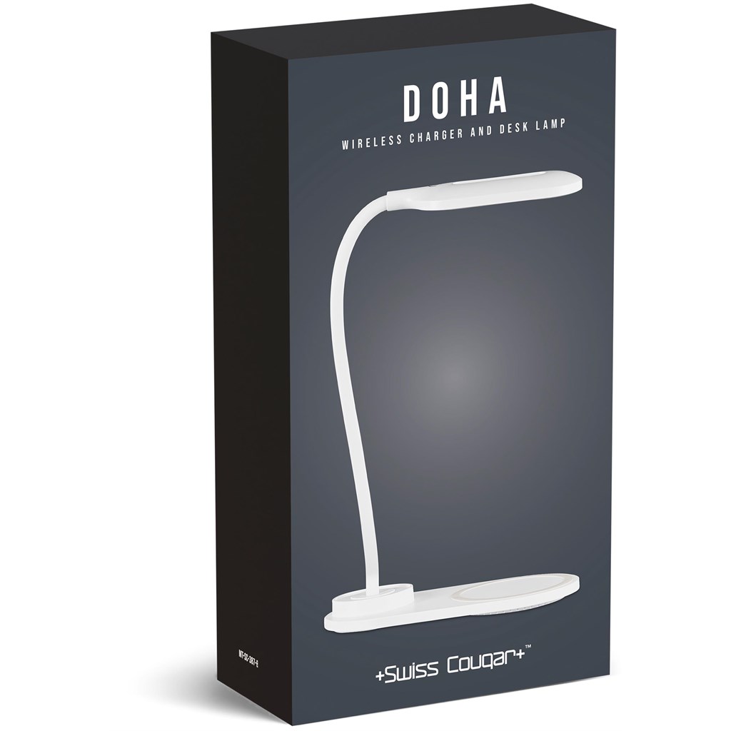 Swiss Cougar Doha Wireless Charger & Desk Lamp - Image 5