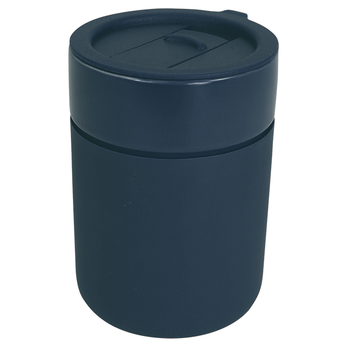 330ml Ceramic Silicone Cover Mug With Sip Slider - Image 4